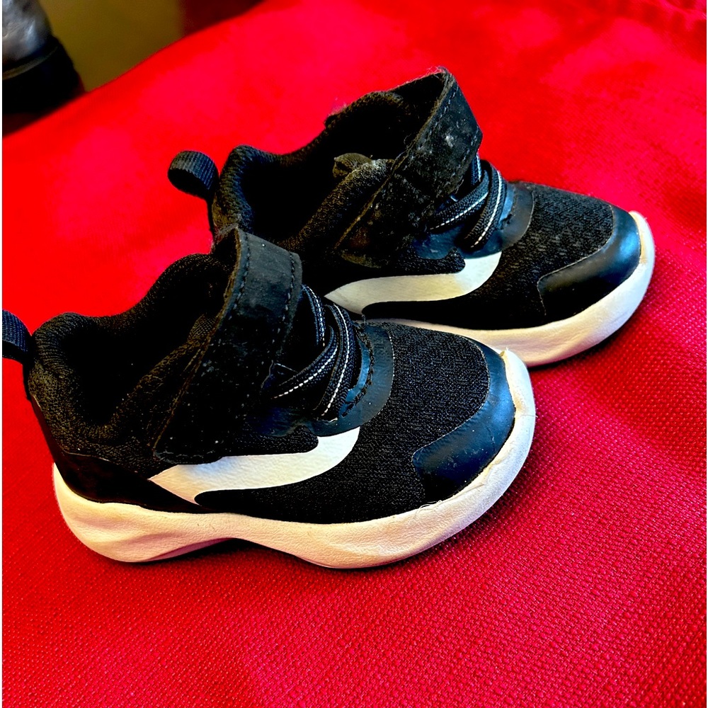 Black baby sneakers